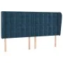 Kopfteil mit dunkelblauen Samtohren 183x23x118/128 cm von vidaXL, Kopf- und Fußteile - Ref: Foro24-3118454, Preis: 148,64 €, ...