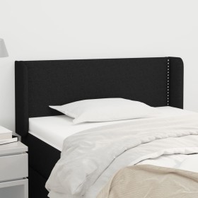 Cabecero de tela negro 93x16x78/88 cm de vidaXL, Cabeceros y pies de cama - Ref: Foro24-3118612, Precio: 40,10 €, Descuento: %