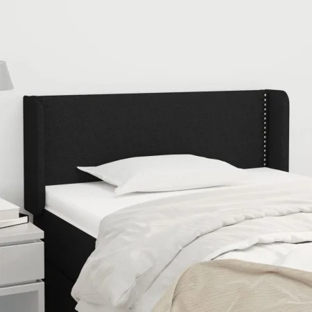 Kopfteil aus schwarzem Stoff, 93 x 16 x 78/88 cm von vidaXL, Kopf- und Fußteile - Ref: Foro24-3118612, Preis: 39,63 €, Rabatt: %