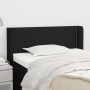 Kopfteil aus schwarzem Stoff, 93 x 16 x 78/88 cm von vidaXL, Kopf- und Fußteile - Ref: Foro24-3118612, Preis: 40,10 €, Rabatt: %