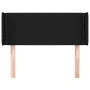 Black fabric headboard 93x16x78/88 cm by vidaXL, Headboards and footboards - Ref: Foro24-3118612, Price: 39,63 €, Discount: %