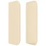 Cabecero de tela color crema 147x16x78/88 cm de vidaXL, Cabeceros y pies de cama - Ref: Foro24-3118631, Precio: 52,71 €, Desc...