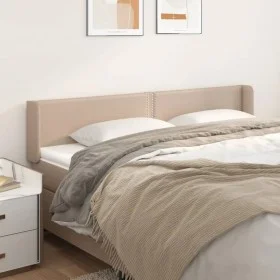Kopfteil aus Cappuccino-Kunstleder, 203 x 16 x 78/88 cm von vidaXL, Kopf- und Fußteile - Ref: Foro24-3118741, Preis: 71,56 €,...