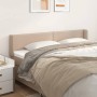 Kopfteil aus Cappuccino-Kunstleder, 203 x 16 x 78/88 cm von vidaXL, Kopf- und Fußteile - Ref: Foro24-3118741, Preis: 71,70 €,...
