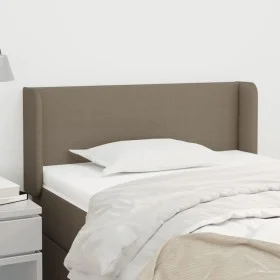 Taupe gray fabric headboard 93x16x78/88 cm by vidaXL, Headboards and footboards - Ref: Foro24-3118474, Price: 48,69 €, Discou...