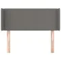 Gray synthetic leather headboard 103x16x78/88 cm by vidaXL, Headboards and footboards - Ref: Foro24-3118716, Price: 43,00 €, ...