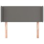 Kopfteil aus grauem Kunstleder, 103 x 16 x 78/88 cm von vidaXL, Kopf- und Fußteile - Ref: Foro24-3118716, Preis: 43,50 €, Rab...