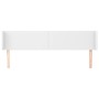 Kopfteil aus weißem Kunstleder, 203 x 16 x 78/88 cm von vidaXL, Kopf- und Fußteile - Ref: Foro24-3118597, Preis: 73,63 €, Rab...
