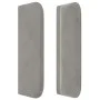 Light gray velvet headboard 163x16x78/88 cm by vidaXL, Headboards and footboards - Ref: Foro24-3118542, Price: 65,59 €, Disco...