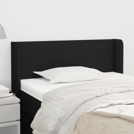 Kopfteil aus schwarzem Stoff, 83 x 16 x 78/88 cm von vidaXL, Kopf- und Fußteile - Ref: Foro24-3118464, Preis: 37,04 €, Rabatt: %