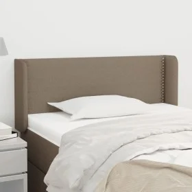 Taupe gray fabric headboard 103x16x78/88 cm by vidaXL, Headboards and footboards - Ref: Foro24-3118622, Price: 41,22 €, Disco...