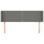 Cabecero de tela gris oscuro 147x16x78/88 cm de vidaXL, Cabeceros y pies de cama - Ref: Foro24-3118627, Precio: 55,81 €, Desc...