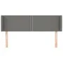 Kopfteil aus dunkelgrauem Stoff, 147 x 16 x 78/88 cm von vidaXL, Kopf- und Fußteile - Ref: Foro24-3118627, Preis: 57,29 €, Ra...