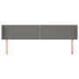Kopfteil aus dunkelgrauem Stoff, 203 x 16 x 78/88 cm von vidaXL, Kopf- und Fußteile - Ref: Foro24-3118651, Preis: 60,46 €, Ra...