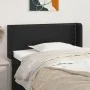 Cabecero de cuero sintético negro 93x16x78/88 cm de vidaXL, Cabeceros y pies de cama - Ref: Foro24-3118706, Precio: 40,54 €, ...