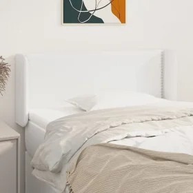 White synthetic leather headboard 83x16x78/88 cm by vidaXL, Headboards and footboards - Ref: Foro24-3118701, Price: 47,12 €, ...