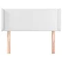 Cabecero de cuero sintético blanco 83x16x78/88 cm de vidaXL, Cabeceros y pies de cama - Ref: Foro24-3118701, Precio: 47,12 €,...