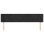Kopfteil aus schwarzem Samt, 163 x 16 x 78/88 cm von vidaXL, Kopf- und Fußteile - Ref: Foro24-3118544, Preis: 84,07 €, Rabatt: %