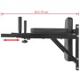 Wandstation mit schwarzem Hintergrund von vidaXL, Bodybuilding-Ausrüstung - Ref: Foro24-91368, Preis: 66,54 €, Rabatt: %
