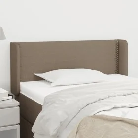 Taupe gray fabric headboard 93x16x78/88 cm by vidaXL, Headboards and footboards - Ref: Foro24-3118614, Price: 48,46 €, Discou...