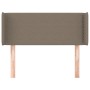 Kopfteil aus taupegrauem Stoff, 93 x 16 x 78/88 cm von vidaXL, Kopf- und Fußteile - Ref: Foro24-3118614, Preis: 49,72 €, Raba...
