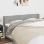 Kopfteil aus hellgrauem Stoff, 183 x 16 x 78/88 cm von vidaXL, Kopf- und Fußteile - Ref: Foro24-3118782, Preis: 67,00 €, Raba...