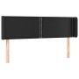 Cabecero de cuero sintético negro 147x16x78/88 cm de vidaXL, Cabeceros y pies de cama - Ref: Foro24-3118718, Precio: 55,33 €,...