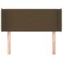 Kopfteil aus dunkelbraunem Stoff, 83 x 16 x 78/88 cm von vidaXL, Kopf- und Fußteile - Ref: Foro24-3118605, Preis: 39,85 €, Ra...