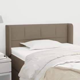 Taupe gray fabric headboard 103x16x78/88 cm by vidaXL, Headboards and footboards - Ref: Foro24-3118762, Price: 48,52 €, Disco...