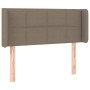 Kopfteil aus taupegrauem Stoff, 103 x 16 x 78/88 cm von vidaXL, Kopf- und Fußteile - Ref: Foro24-3118762, Preis: 49,84 €, Rab...