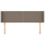 Kopfteil aus taupegrauem Stoff, 147 x 16 x 78/88 cm von vidaXL, Kopf- und Fußteile - Ref: Foro24-3118630, Preis: 55,60 €, Rab...
