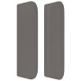 Gray synthetic leather headboard 147x16x78/88 cm by vidaXL, Headboards and footboards - Ref: Foro24-3118582, Price: 62,17 €, ...