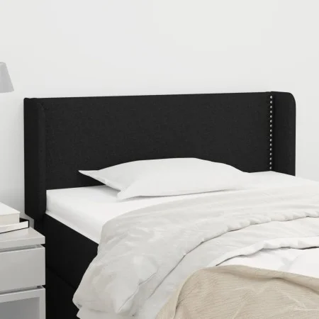 Kopfteil aus schwarzem Stoff, 103 x 16 x 78/88 cm von vidaXL, Kopf- und Fußteile - Ref: Foro24-3118620, Preis: 40,37 €, Rabat...
