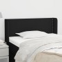 Cabecero de tela negro 103x16x78/88 cm de vidaXL, Cabeceros y pies de cama - Ref: Foro24-3118620, Precio: 40,80 €, Descuento: %