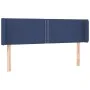Kopfteil aus blauem Stoff, 147 x 16 x 78/88 cm von vidaXL, Kopf- und Fußteile - Ref: Foro24-3118632, Preis: 54,07 €, Rabatt: %