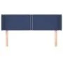 Kopfteil aus blauem Stoff, 147 x 16 x 78/88 cm von vidaXL, Kopf- und Fußteile - Ref: Foro24-3118632, Preis: 54,07 €, Rabatt: %