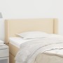 Kopfteil aus cremefarbenem Stoff, 93 x 16 x 78/88 cm von vidaXL, Kopf- und Fußteile - Ref: Foro24-3118615, Preis: 47,66 €, Ra...