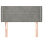 Hellgraues Samtkopfteil 83x16x78/88 cm von vidaXL, Kopf- und Fußteile - Ref: Foro24-3118798, Preis: 45,71 €, Rabatt: %