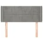 Hellgraues Samtkopfteil 83x16x78/88 cm von vidaXL, Kopf- und Fußteile - Ref: Foro24-3118798, Preis: 47,87 €, Rabatt: %