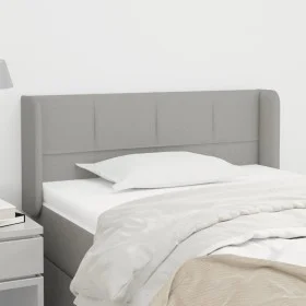 Light gray fabric headboard 103x16x78/88 cm by vidaXL, Headboards and footboards - Ref: Foro24-3118758, Price: 48,38 €, Disco...