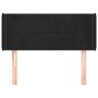 Kopfteil aus schwarzem Samt, 103 x 16 x 78/88 cm von vidaXL, Kopf- und Fußteile - Ref: Foro24-3118812, Preis: 55,62 €, Rabatt: %