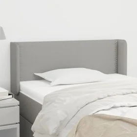 Light gray fabric headboard 93x16x78/88 cm by vidaXL, Headboards and footboards - Ref: Foro24-3118610, Price: 45,22 €, Discou...