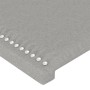 Kopfteil aus hellgrauem Stoff, 93 x 16 x 78/88 cm von vidaXL, Kopf- und Fußteile - Ref: Foro24-3118610, Preis: 47,01 €, Rabat...
