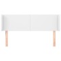 Kopfteil aus weißem Kunstleder, 147 x 16 x 78/88 cm von vidaXL, Kopf- und Fußteile - Ref: Foro24-3118579, Preis: 73,33 €, Rab...