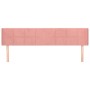 Rosa Samtkopfteil 183x16x78/88 cm von vidaXL, Kopf- und Fußteile - Ref: Foro24-3118833, Preis: 68,66 €, Rabatt: %