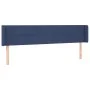 Kopfteil aus blauem Stoff, 183 x 16 x 78/88 cm von vidaXL, Kopf- und Fußteile - Ref: Foro24-3118788, Preis: 64,66 €, Rabatt: %