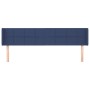 Kopfteil aus blauem Stoff, 183 x 16 x 78/88 cm von vidaXL, Kopf- und Fußteile - Ref: Foro24-3118788, Preis: 66,68 €, Rabatt: %