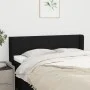 Cabecero de tela negro 147x16x78/88 cm de vidaXL, Cabeceros y pies de cama - Ref: Foro24-3118768, Precio: 67,12 €, Descuento: %