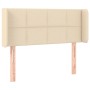 Kopfteil aus cremefarbenem Stoff, 103 x 16 x 78/88 cm von vidaXL, Kopf- und Fußteile - Ref: Foro24-3118763, Preis: 48,50 €, R...