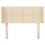 Kopfteil aus cremefarbenem Stoff, 103 x 16 x 78/88 cm von vidaXL, Kopf- und Fußteile - Ref: Foro24-3118763, Preis: 46,48 €, R...
